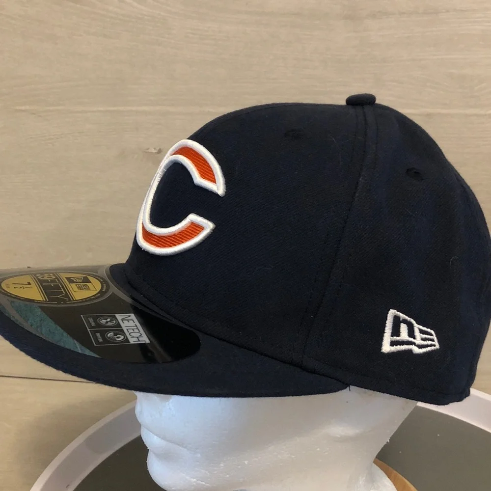 Chicago Bears New Era NFL Onfield Adult Sized 7 1/2 Hat Cap NWT Please Read